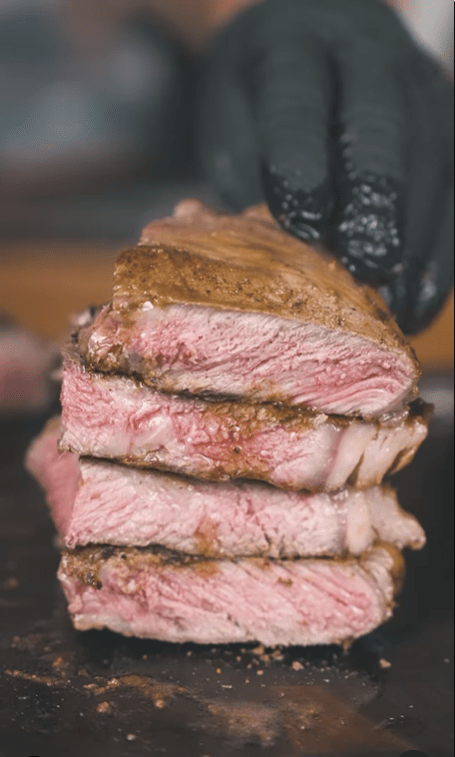 Bone-In NY Strips & Shrimp