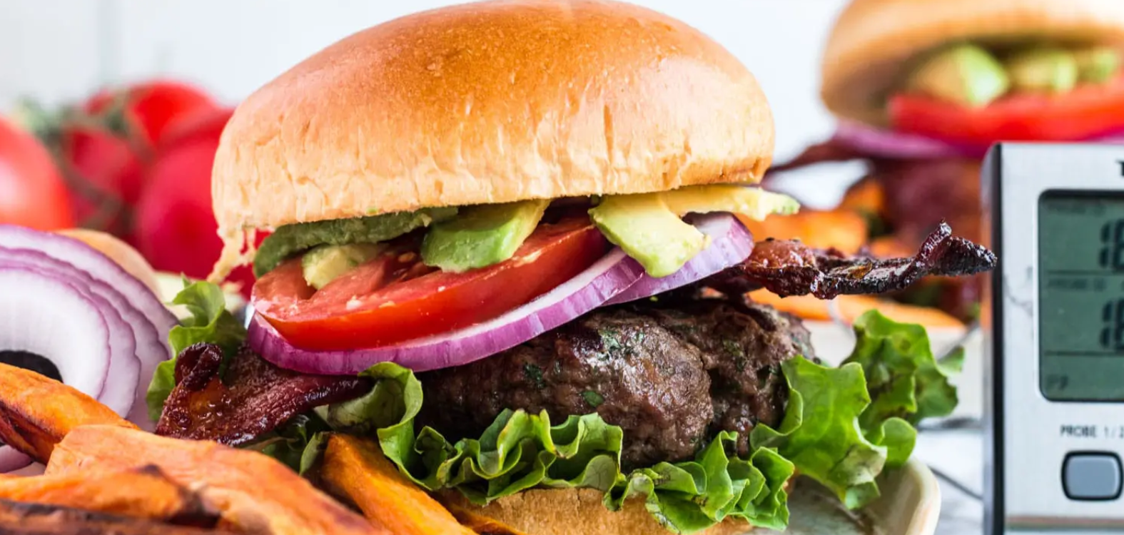 Yummy Grilled Bacon Burgers