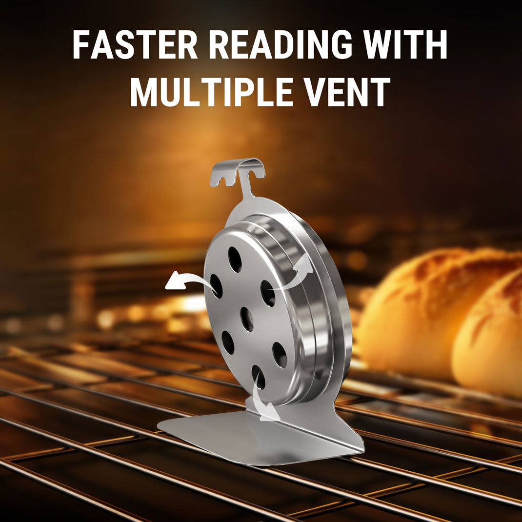 ThermoPro AOT200 Oven Thermometer, 0-300°C/100-600°F Smoker Temperature Gauge