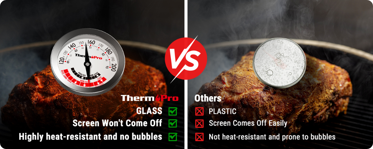 ThermoPro APT200-12A Instant Read Meat Thermometer with 5.1'' Stainless Steel Probe