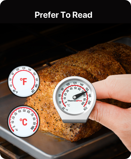 ThermoPro APT418 Instant Read Meat Thermometer with 5'' Stainless Steel Probe