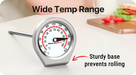 ThermoPro APT418 Instant Read Meat Thermometer with 5'' Stainless Steel Probe