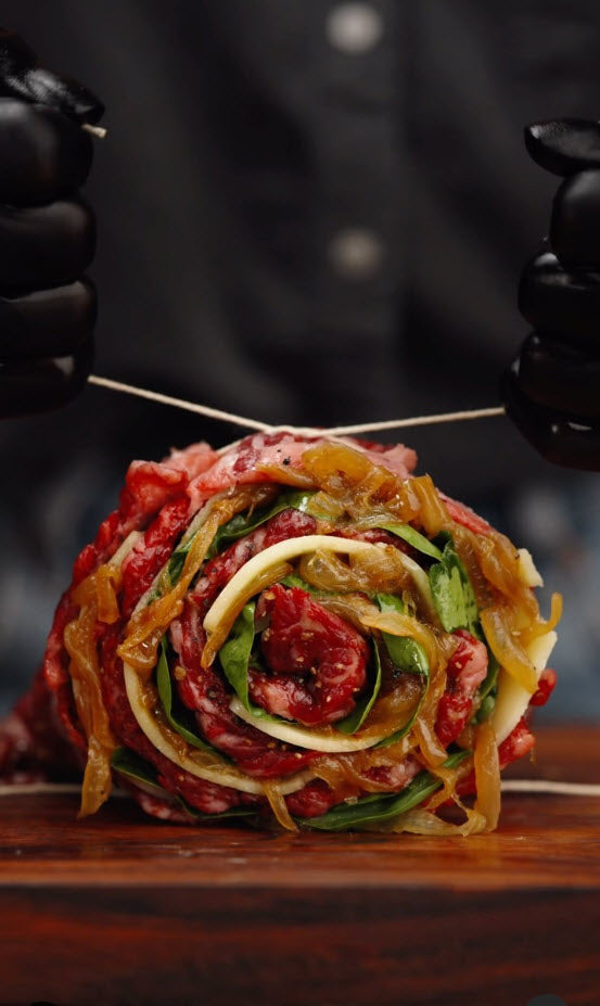 Skirt Steak Pinwheel