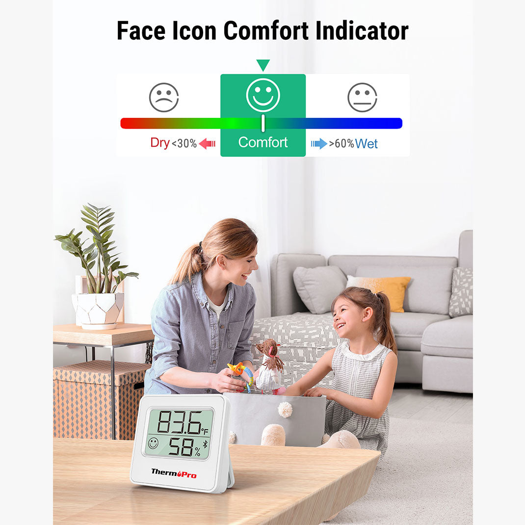ThermoPro TP357 Indoor Bluetooth Hygrometer/Thermometer