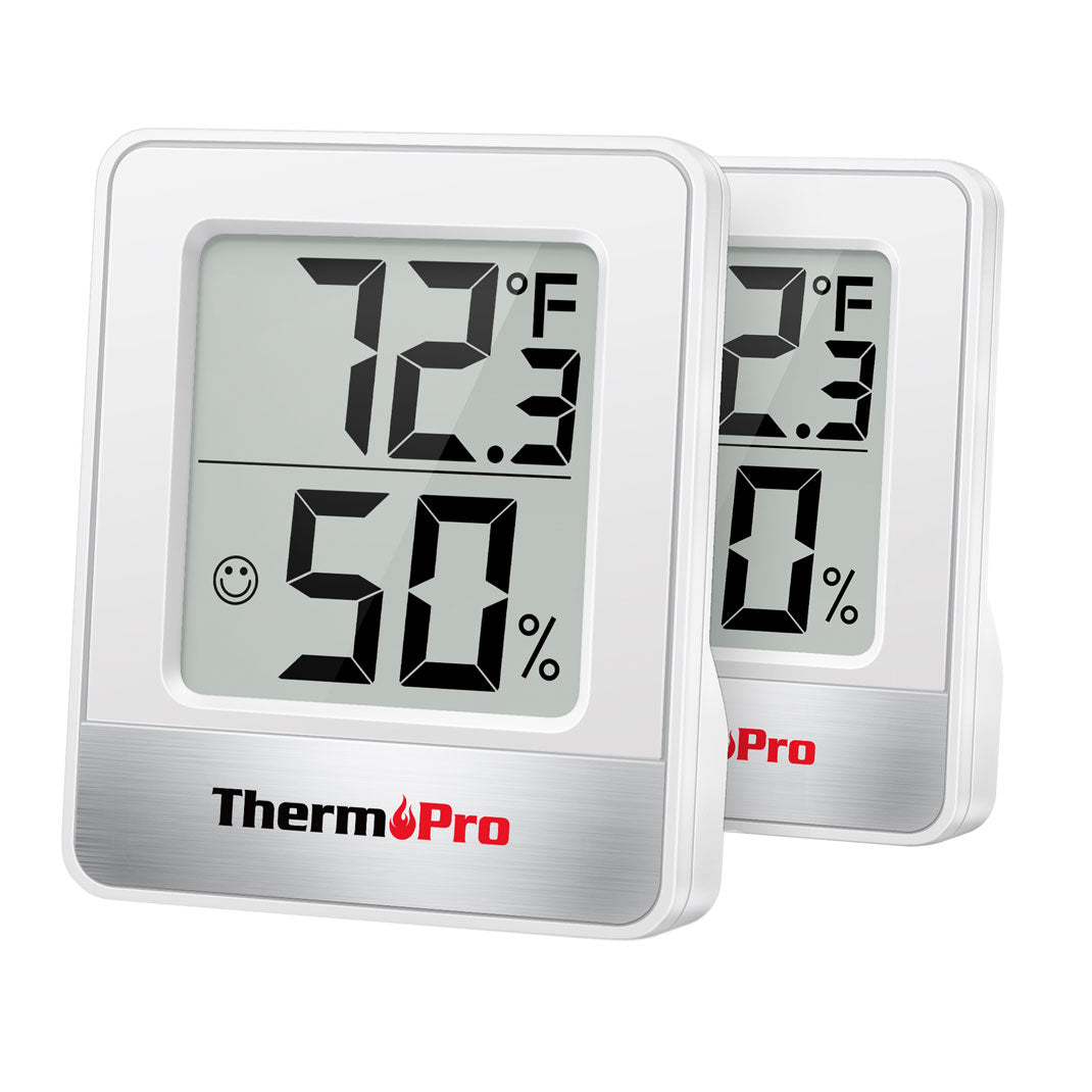 TP49W 2-Packs Digital Indoor HygrometerThermometer