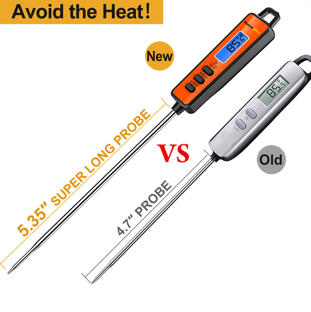 TP01A 2-Packs Instant Read Meat Thermometer