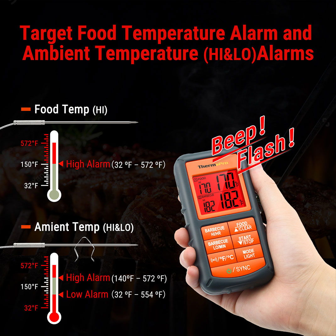TP08S Wireless Meat Thermometer