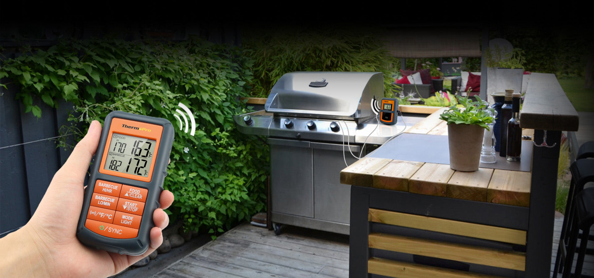 TP08S Wireless Meat Thermometer