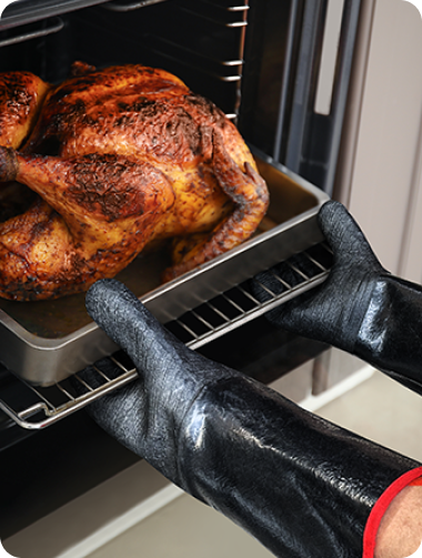 Value Pack: ThermoPro TP620 Digital Instant-Read Meat Thermometer & ThermoPro TP100 Heat-Resistant BBQ Gloves