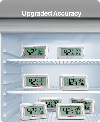 TP110 Paquete de 2 termómetros para refrigerador