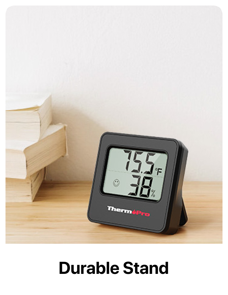 ThermoPro TP157 Lot de 3 hygromètres/thermomètres numériques d'intérieur