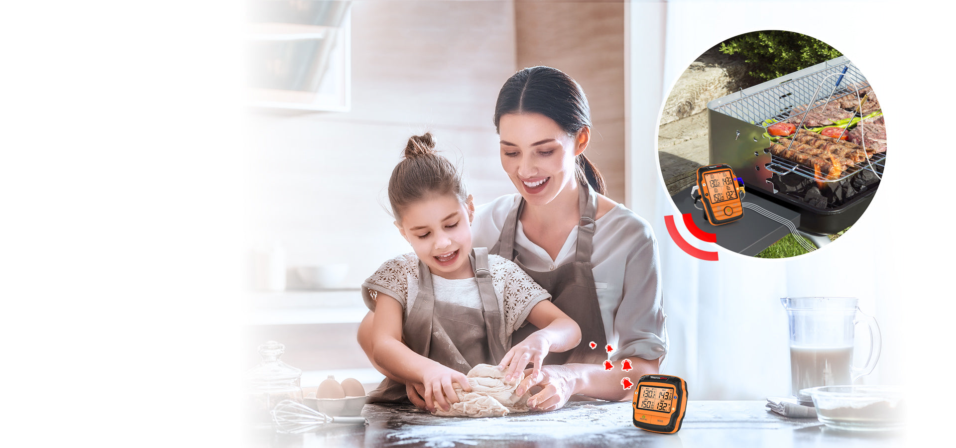 TP827B Wireless Meat Thermometer