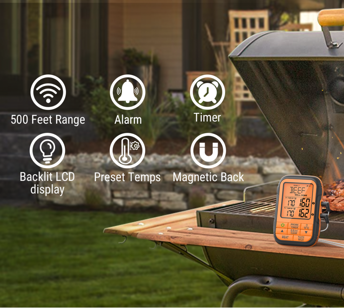 TP828B Wireless Meat Thermometer
