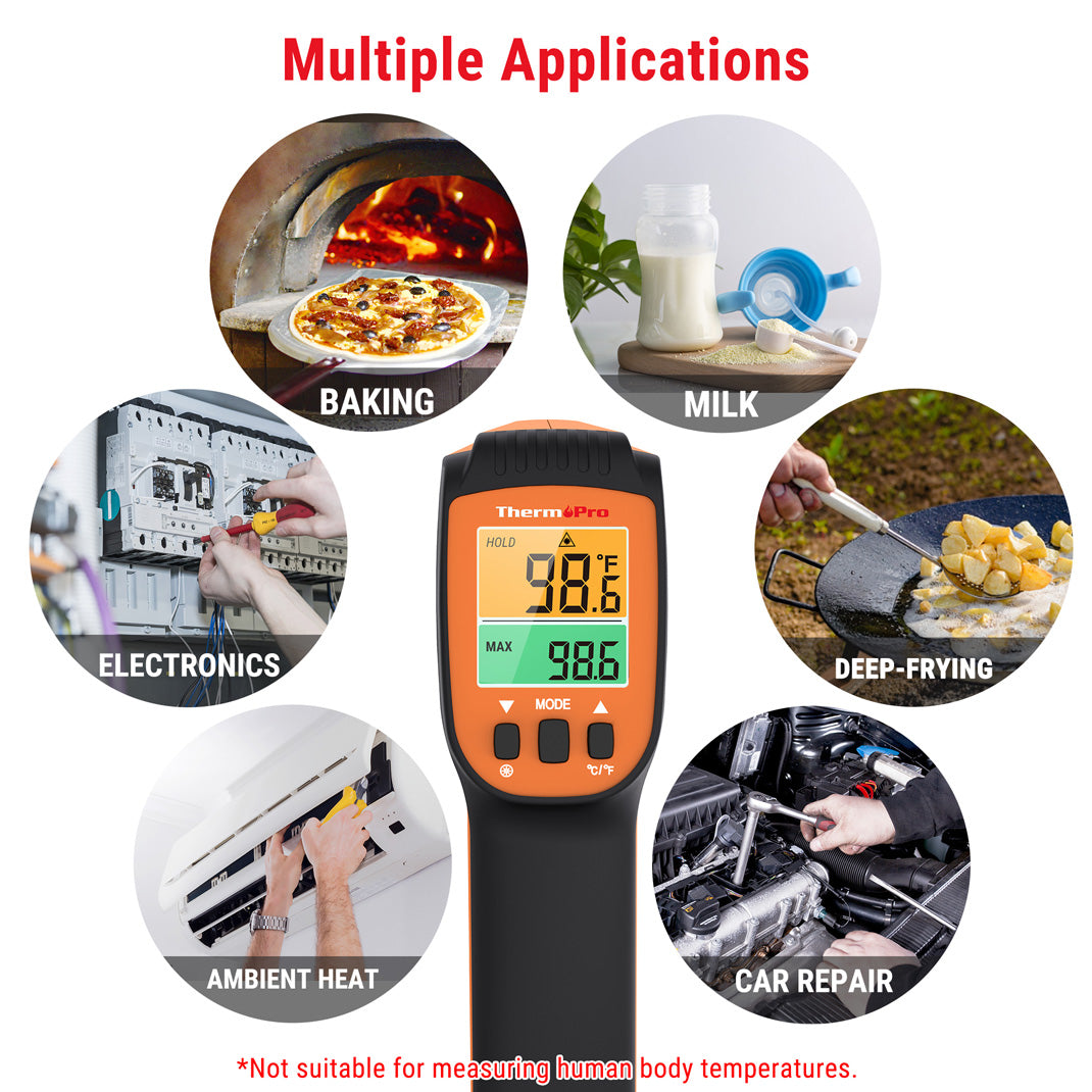 TP450 Dual Laser Thermometer Gun