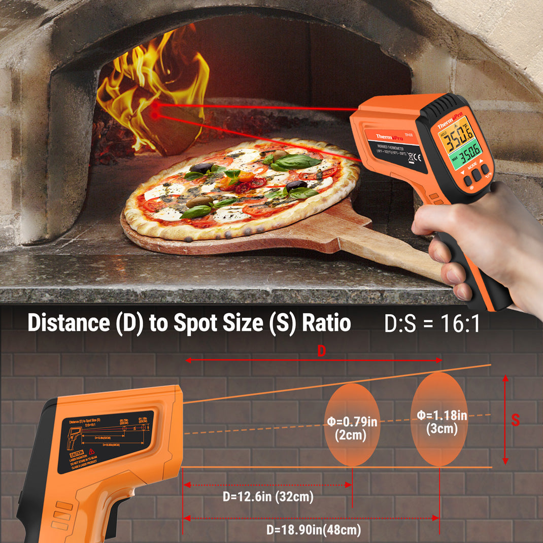TP450 Dual Laser Thermometer Gun