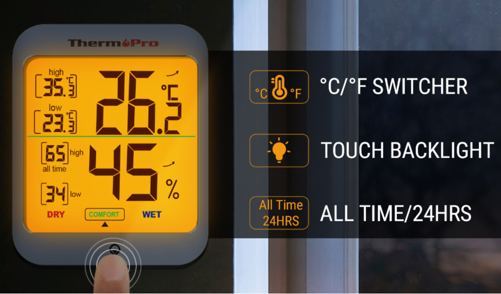 TP53 Indoor Hygrometer Thermometer