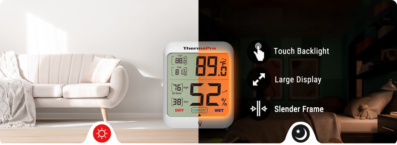TP53 Indoor Hygrometer Thermometer