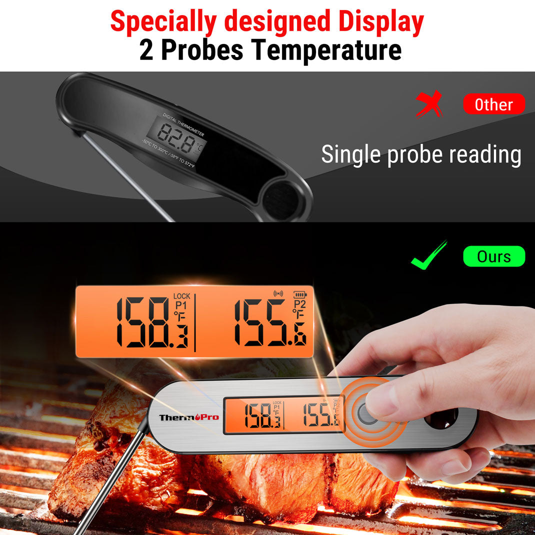 Termómetro para carne 2 en 1 TP610