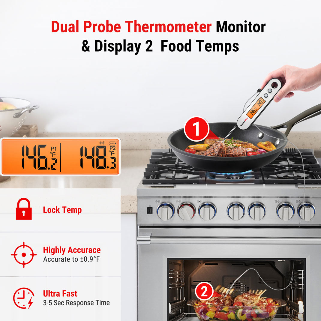 TP610 2-In-1 Meat Thermometer