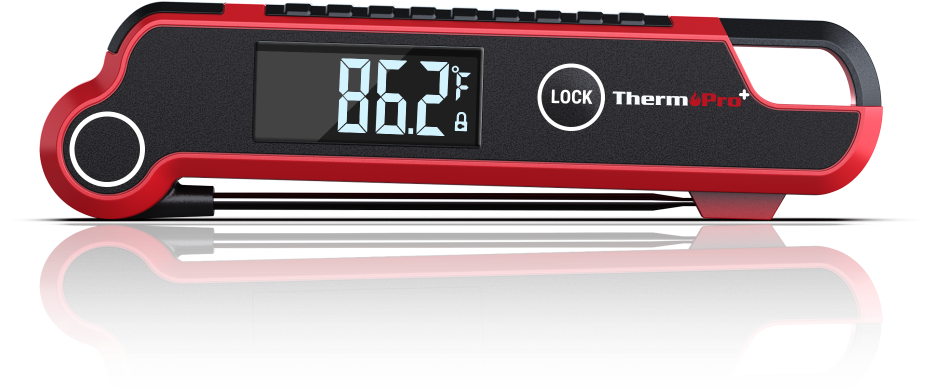 Pack économique : thermomètre à viande numérique à lecture instantanée ThermoPro TP620 et gants de barbecue résistants à la chaleur ThermoPro TP100