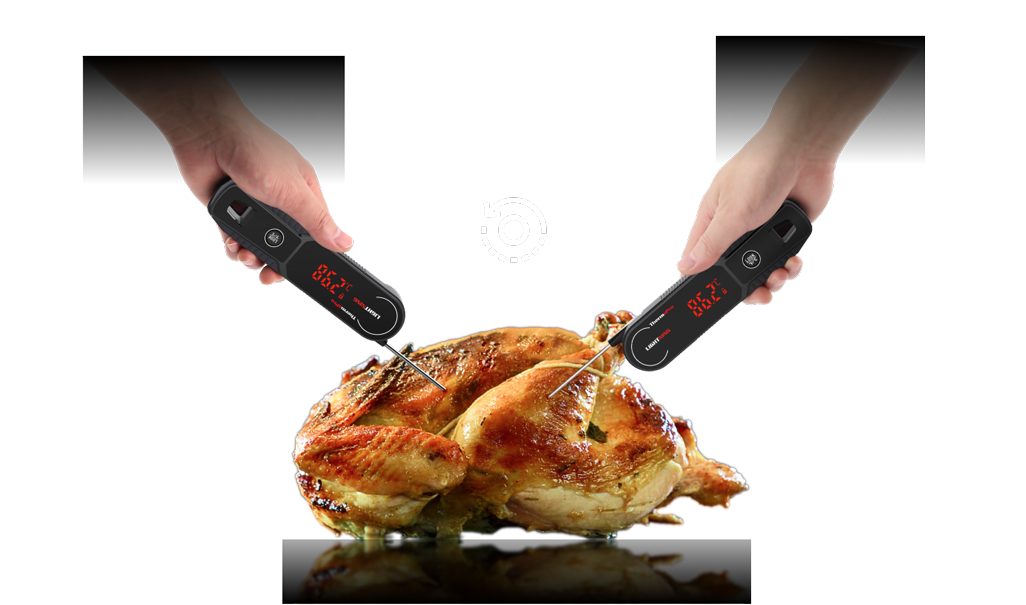 Paquete económico: Termómetro para carne TP980 TempSpike Pro con Wi-Fi (4 sondas) y termómetro para carne TP622 Lightning de lectura instantánea en un segundo