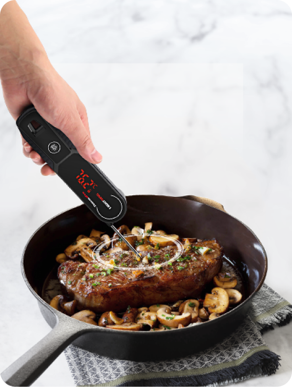 Termómetro para carne de lectura instantánea de un segundo ThermoPro TP622 Lightning