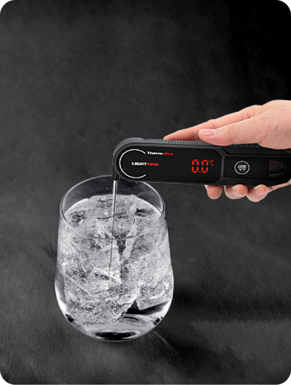 Termómetro para carne de lectura instantánea de un segundo ThermoPro TP622 Lightning
