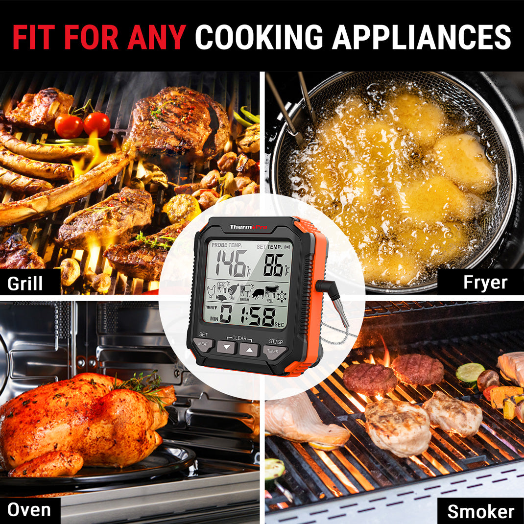 Thermomètre à viande à 1 sonde sans rinçage TP716