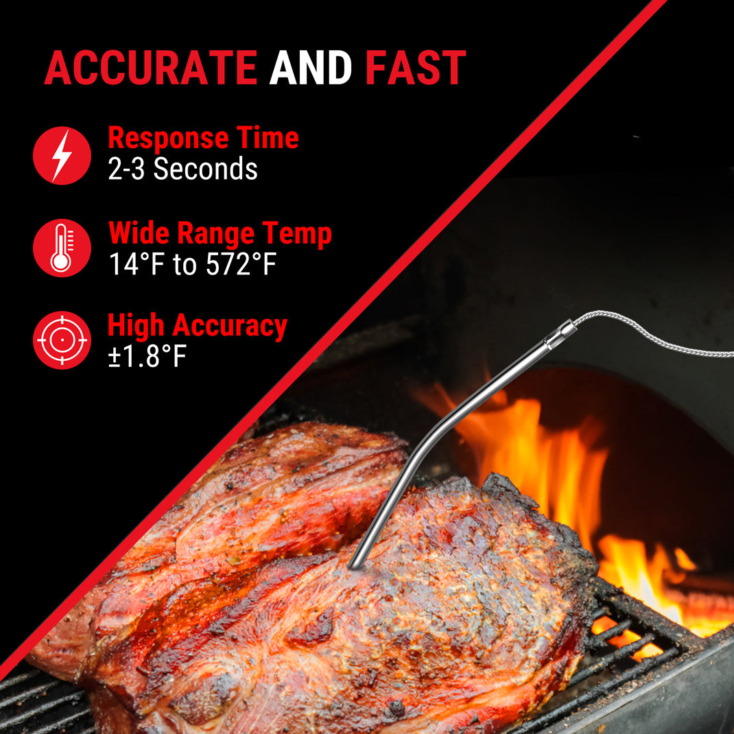 Thermomètre à viande à 1 sonde sans rinçage TP716