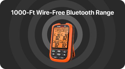 ThermoPro TP862B TempSpike XR 1,000-ft Wireless Dual-Probe Meat Thermometer