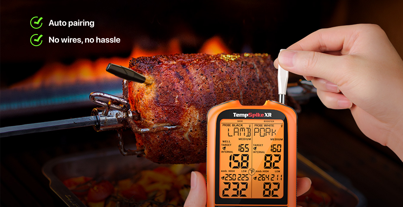 ThermoPro TP862B TempSpike XR 1,000-ft Wireless Dual-Probe Meat Thermometer