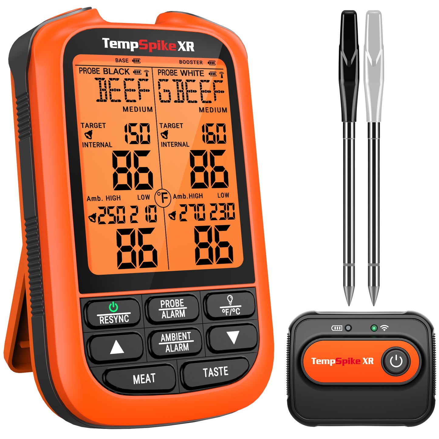 Termómetro inalámbrico para carne TempSpikeXR TP863B de 2000 pies