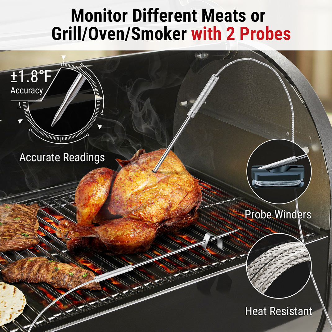 TP910 650FT Bluetooth Meat Thermometer