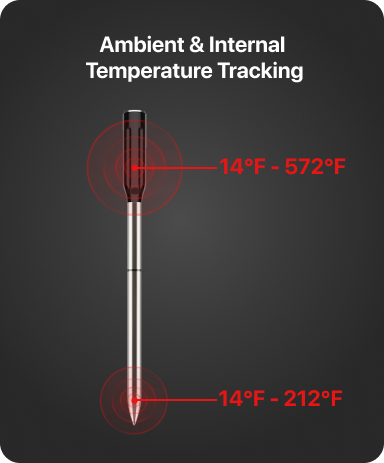 TP961 TempSpike Bluetooth Meat Thermometer-Black