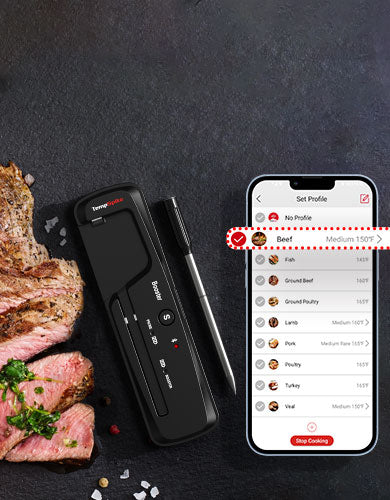 TP961 TempSpike Bluetooth Meat Thermometer-Black