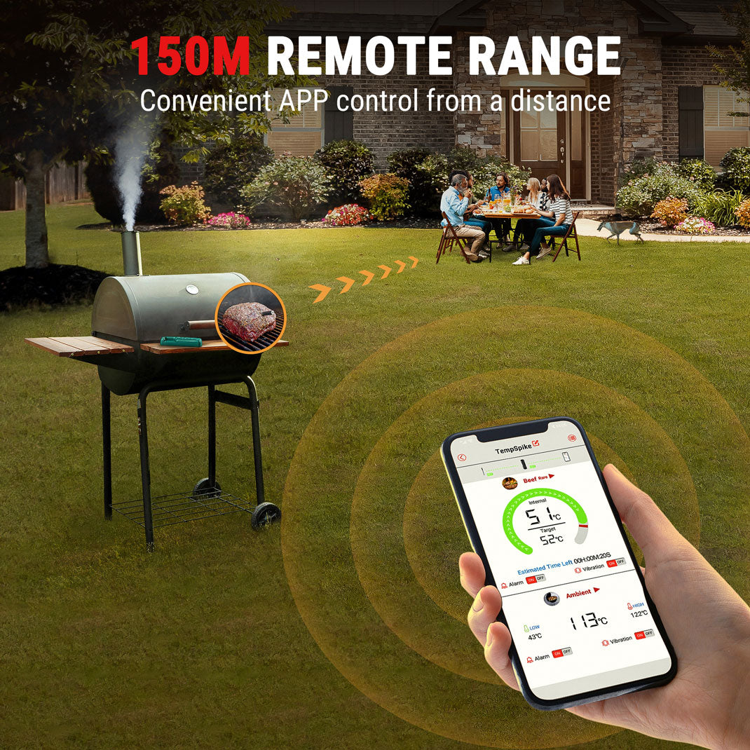 Termómetro para carne Bluetooth TP961 TempSpike - Verde