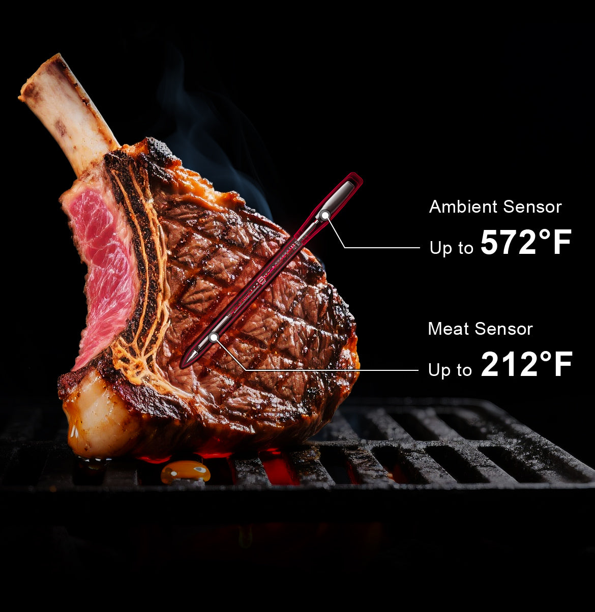 TP972 Twin TempSpike Plus Bluetooth Meat Thermometer