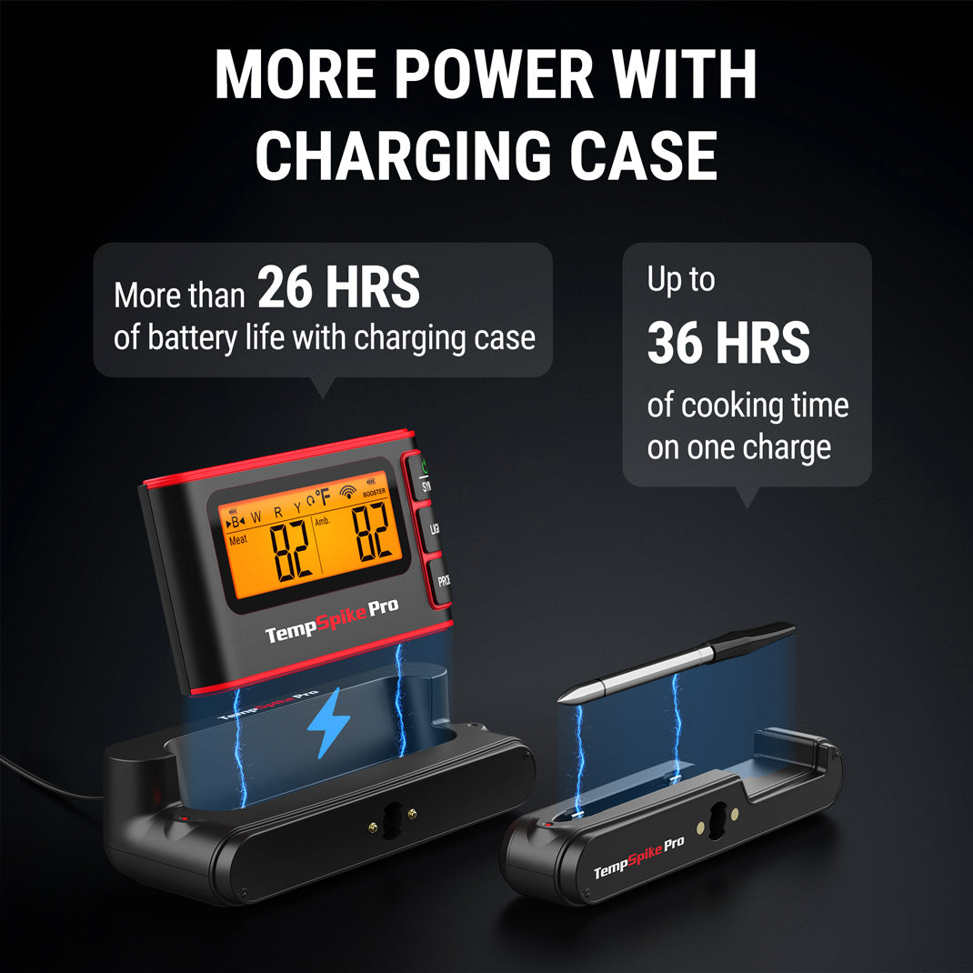 Paquete económico: Termómetro para carne TP980 TempSpike Pro con Wi-Fi (4 sondas) y termómetro para carne TP622 Lightning de lectura instantánea en un segundo