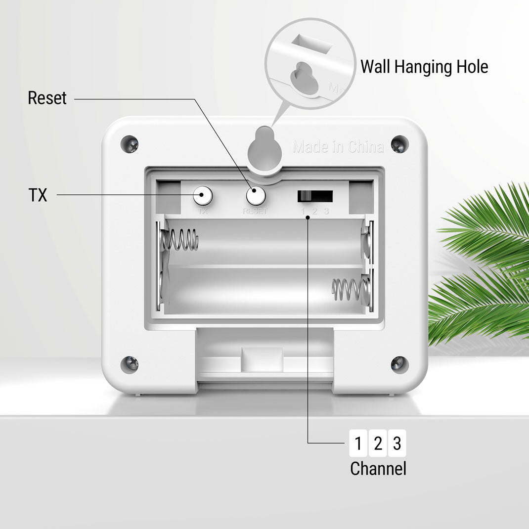 ThermoPro TX-7B Additional Outdoor Sensor Transmitter, Only for TP260B/TP280B