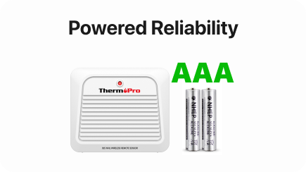 ThermoPro TX-7B Additional Outdoor Sensor Transmitter, Only for TP260B/TP280B