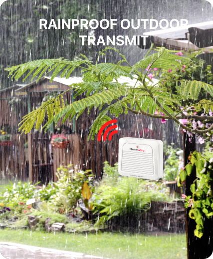ThermoPro TX-7B Additional Outdoor Sensor Transmitter, Only for TP260B/TP280B