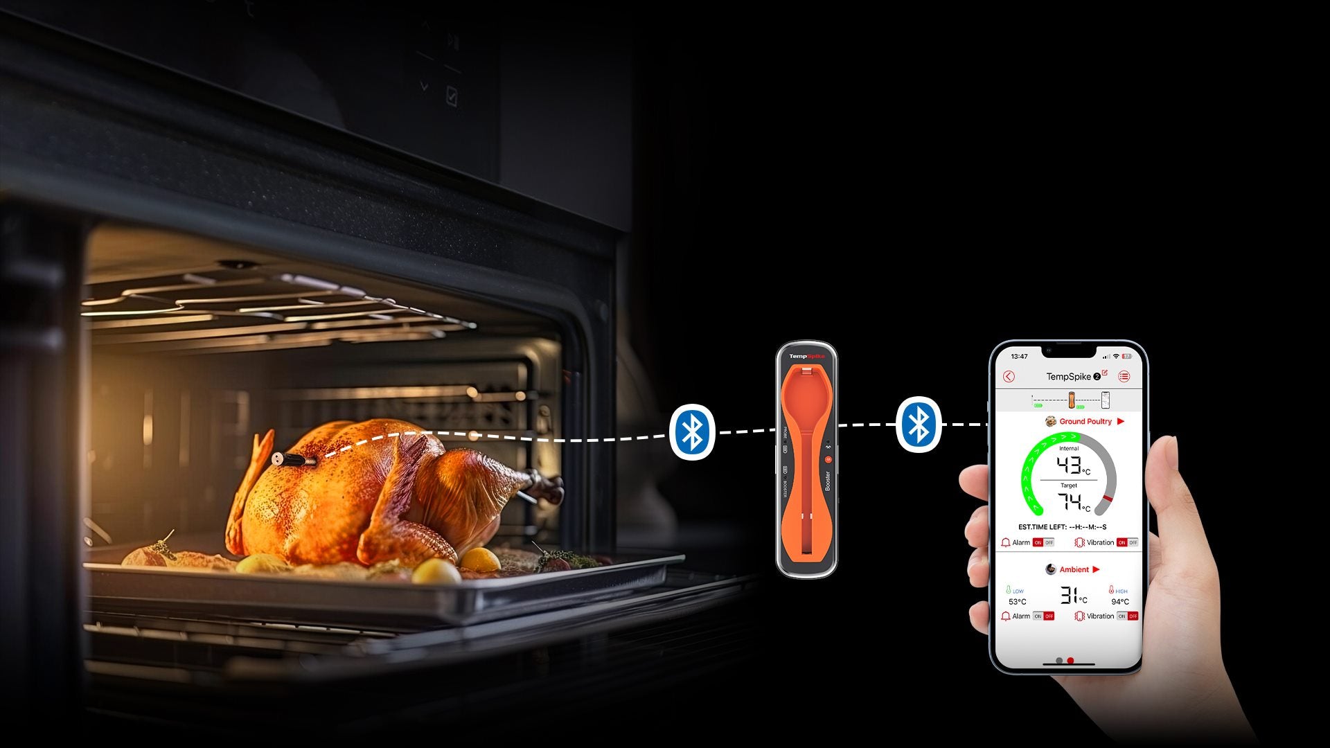 TP960 TempSpike Bluetooth Meat Thermometer