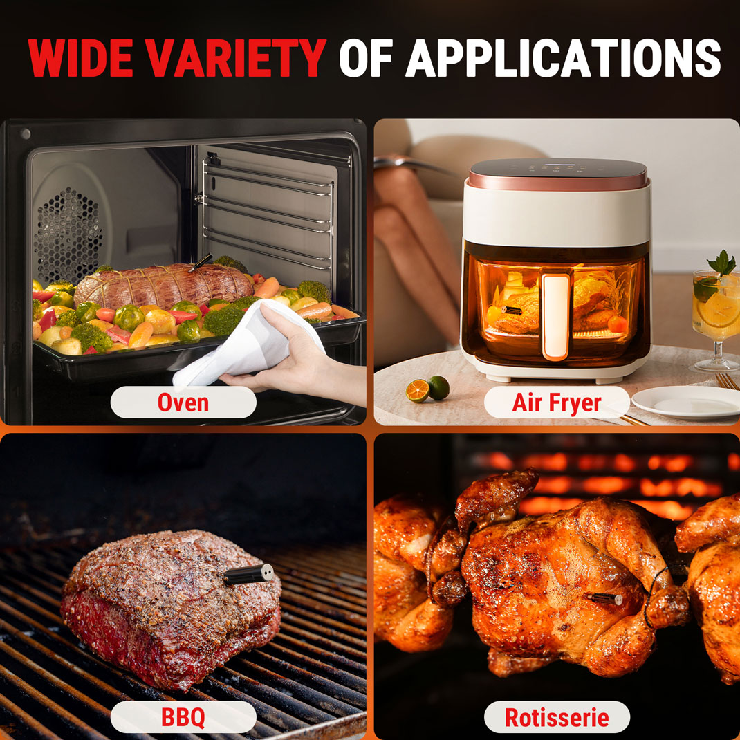 TP961 TempSpike Bluetooth Meat Thermometer-Black