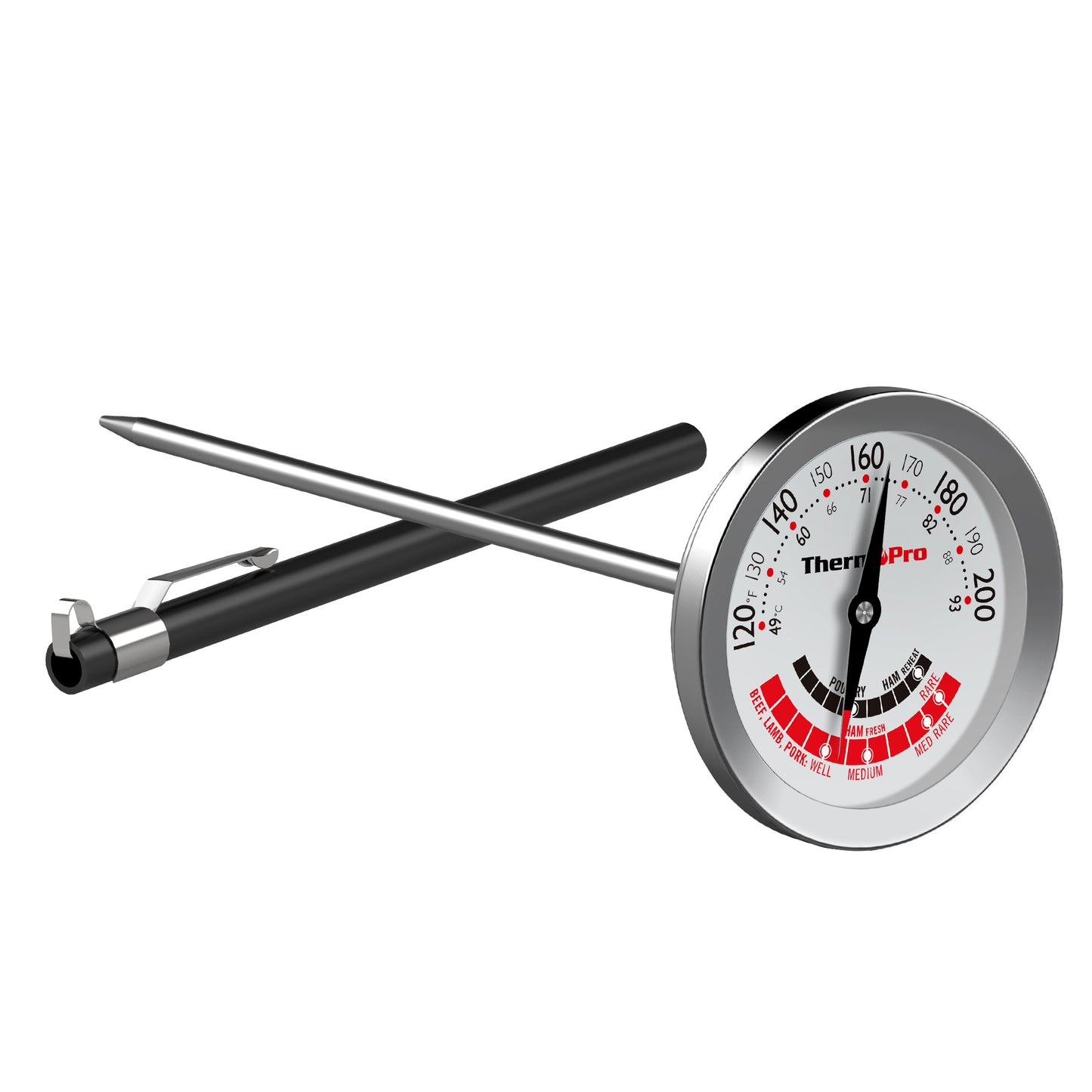 ThermoPro APT200-12A Instant Read Meat Thermometer with 5.1'' Stainless Steel Probe