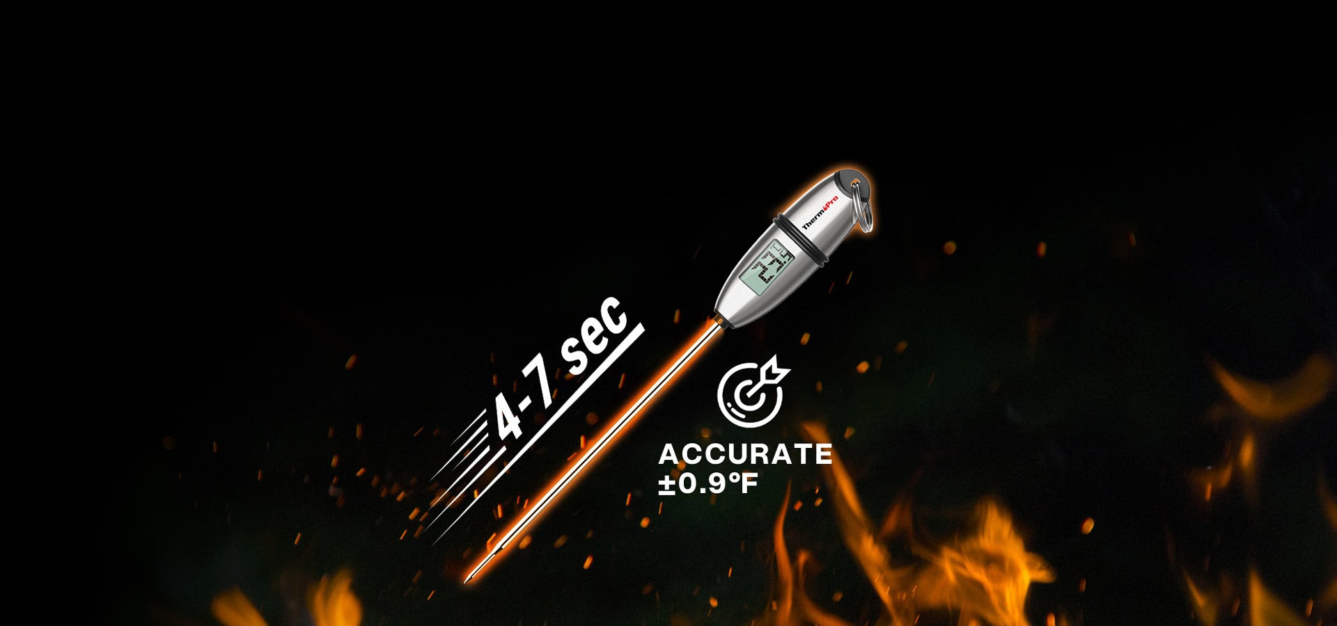 ThermoPro TP02S Digital Instant-Read Meat Thermometer