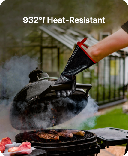 Guantes impermeables resistentes al calor TP100L de 932 °F