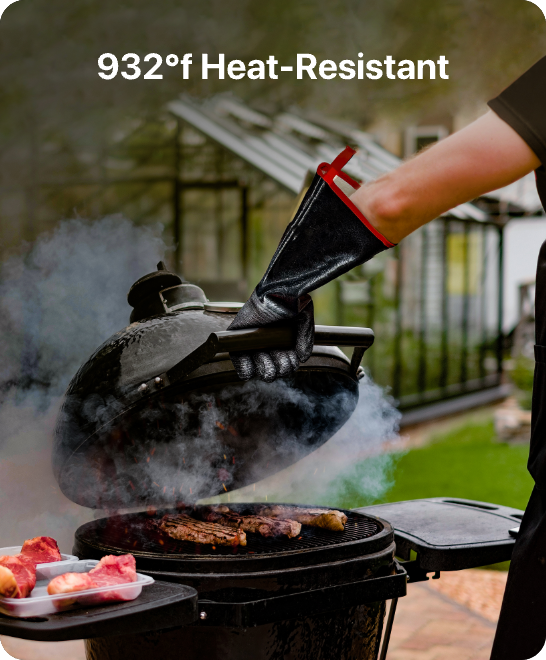 Guantes impermeables resistentes al calor TP100L de 932 °F