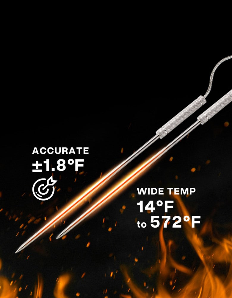 TP20B Black Wireless Leave-In Meat Thermometer