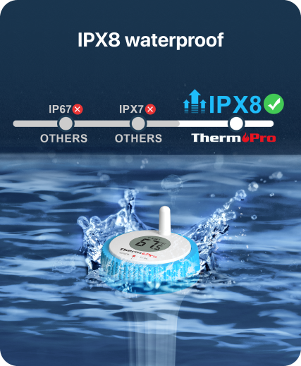 ThermoPro TP211B Digital 500-ft Wireless Pool Thermometer