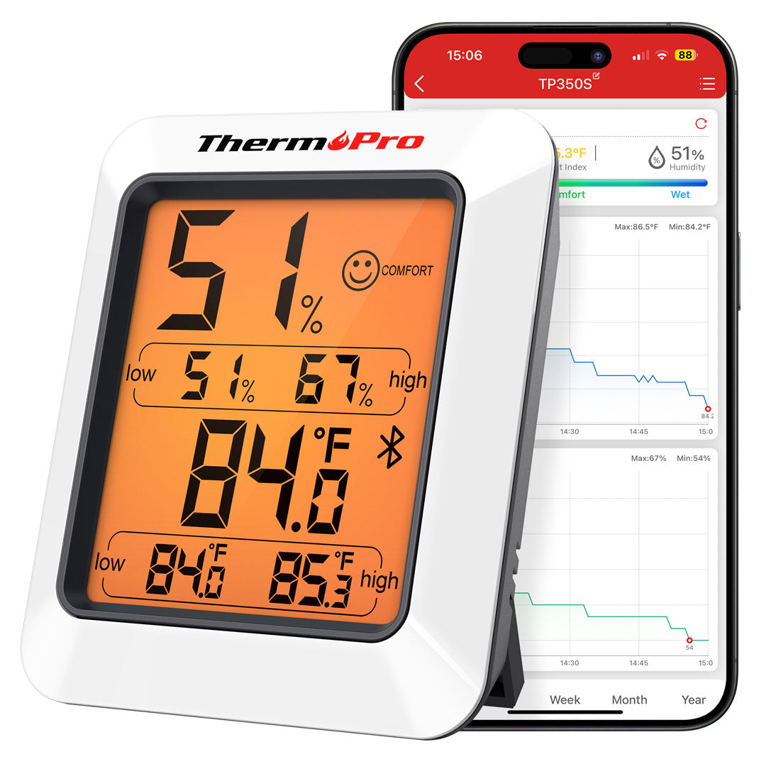 Termómetro higrómetro Bluetooth TP350